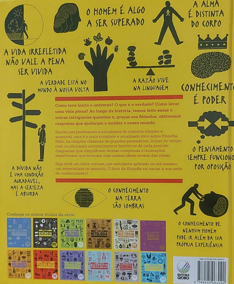O Livro da Filosofia, As Grandes Ideias de Todos os Tempos. Adquira pelo Whats 11 912915070