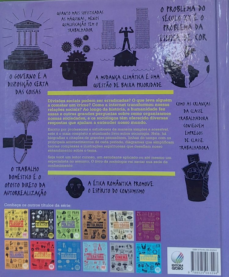O Livro da Sociologia, As Grandes Ideias de Todos os Tempos. Adquira pelo Whats 11 912915070