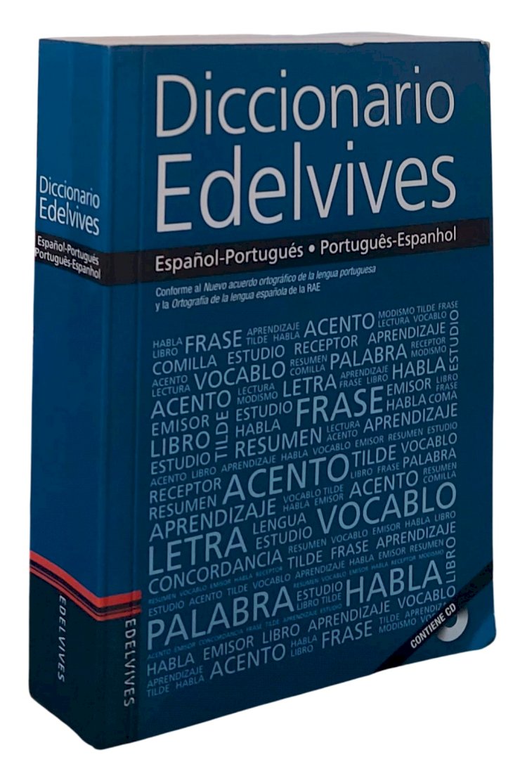 Diccionario Edelvives, Espanol-Portugues, Português-Espanol, Sem Cd. Adquira pelo Whats 11 912915070
