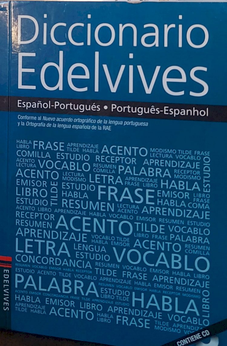 Diccionario Edelvives, Espanol-Portugues, Português-Espanol, Sem Cd. Adquira pelo Whats 11 912915070