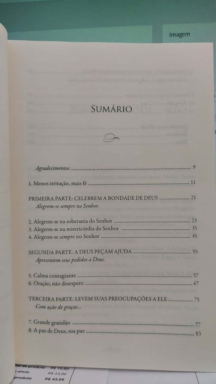 O Fim da Ansiedade, Max Lucado. Adquira pelo Whats 11 912915070
