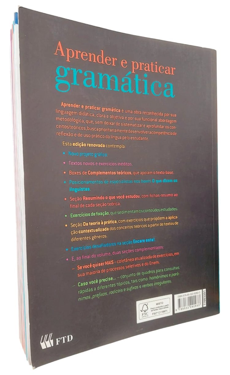 Aprender e Praticar Gramática, Mauro Ferreira. Adquira pelo Whats 11 912915070