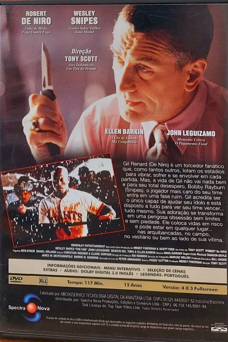 Dvd Estranha Obsessão, Robert De Niro, Wesley Snipes. Adquira pelo Whats 11 912915070