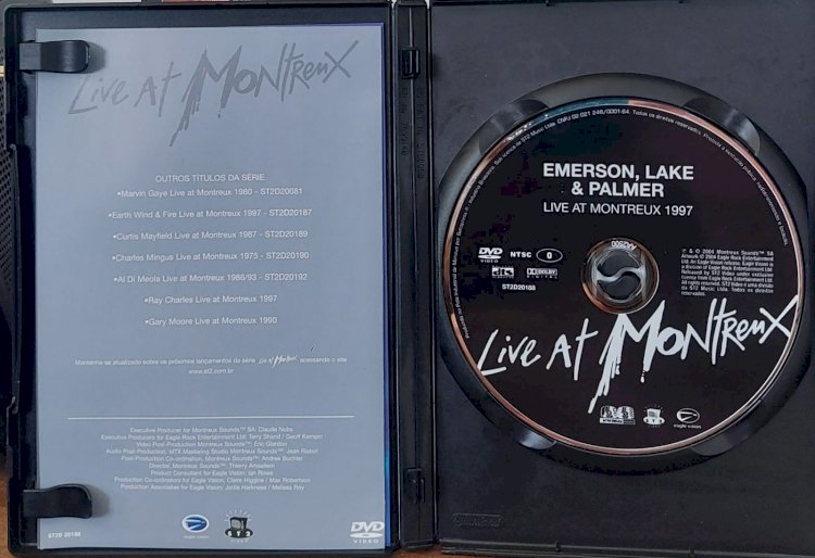 Dvd Emerson, Lake e Palmer, Live At Montreaux 1997. Adquira pelo Whats 11 912915070