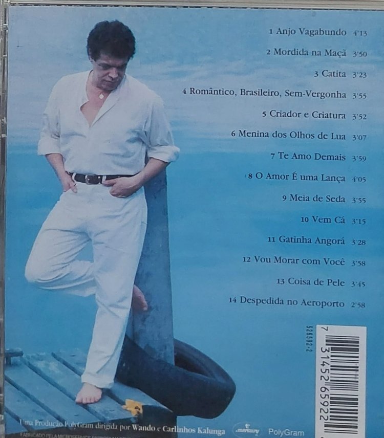 Cd Wando, Dança Romântica, Mordida na Maçã. Adquira pelo Whats 11 912915070