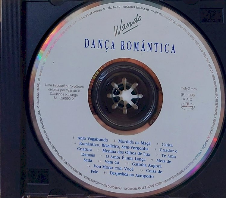 Cd Wando, Dança Romântica, Mordida na Maçã. Adquira pelo Whats 11 912915070