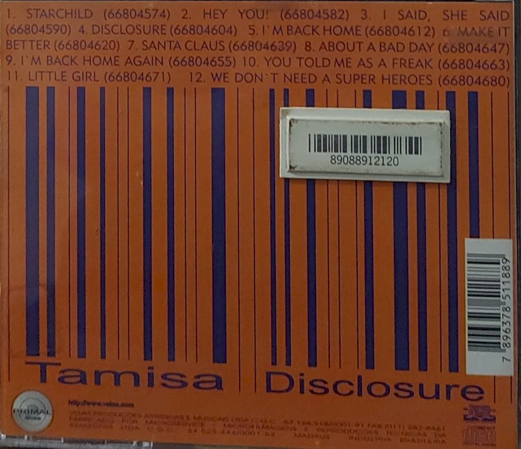 Cd Tamisa Disclosure. Adquira pelo Whats 11 912915070