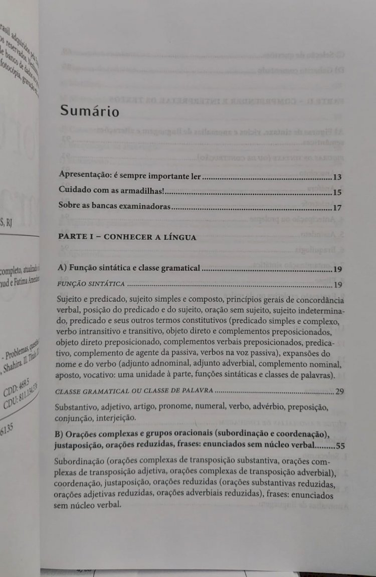 Português para Provas e Concursos, Um Guia Completo, Atualizado e Fácil de Entender, Evanildo Bechara. Adquira pelo Whats 11 912915070