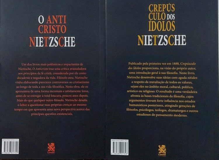 Kit O Anticristo, Crepúsculo Dos Ídolos, Nietzsche. Adquira pelo Whats 11 912915070