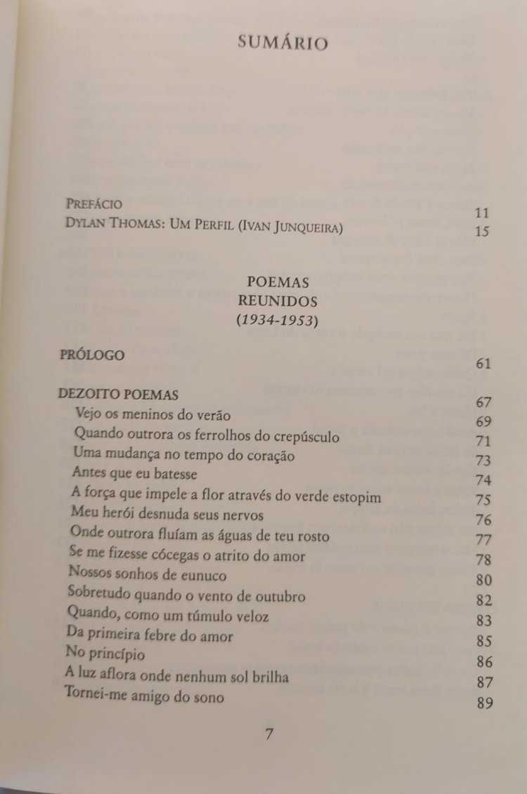 Poemas Reunidos 1934 a 1953, Dylan Thomas, Capa de Luxo. Adquira pelo Whats 11 912915070